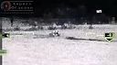 Pohybujúce sa ukrajinské bojové vozidlo BMP-2 vs. protitanková raketa Vichr