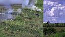 Unikátny zaber z dronu na odpaľovanie rakiet z vrtuľníku