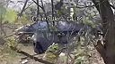 Ukrajinska PVO Strela 10 po zasahu FPV dronom
