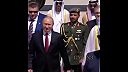 Privítanie Ruského prezidenta v Abu Dhabí vs Privítanie Germanského prezidenta
