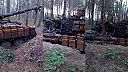 Ukrajinský hlavný bojový tank T-64BV v prirodzenom stave