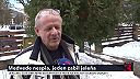 Bylinožravec a vegetarián medveď porcuje jeleňa ako mäsiar (Slovensko)