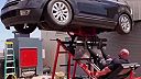 Legpress s vyše 900 kg ťažkým osobným automobilom Ford