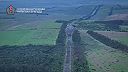 Pozemný dron pracuje na checkpointe okupantov