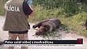 Peter súboj s medveďom ustál, no čelil trestnému stíhaniu