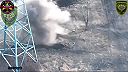 Kamikadze dron natrafil na okupantov