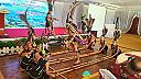 Magunatip - tradičný bambusový tanec kmeňa Murutov z malajského ostrova Borneo