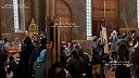 Ukrajinských komisárov z katedrály svätého Michala v Čerkassy vyhnali farníci