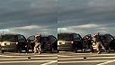 Vianočná nálada na americkej diaľnici Garden State Parkway (cestná pomsta)