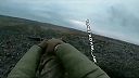 Ukrajincovi mierne natrhla topánku ruská mína (GoPro zábery)