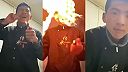 Depilácia tváre na čínsky spôsob, pomocou zapaľovača
