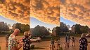 Nádherné oblaky mammatus, ktoré sa sformovali nad Indianapolisom po tornáde