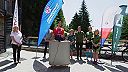 Cyklotrasa na Kráľovú hoľu, tlačovka. Otvorenie