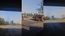 Zničená Ukrajinská technika medzi Pokrovskom a Myrnohradom