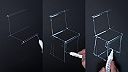 3D stolička voľnou rukou ASMR