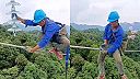 Obyčejný všední den výškového elektrikáře