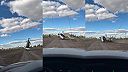 Nákladné auto s vrtuľníkom Mi-2 sa prevážilo a prevrátilo na bok