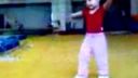 3 ročná gymnastka DANIELKA - stojky a premety