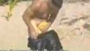 Hot boy on the beach