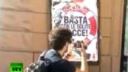 Occupy Rome sa premenilo na násilnosti