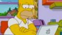 Homer skipuje s očkom