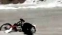Motorcycle Ice racing WIPEOUTS COLORADO