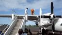 Tankovanie paliva do lietadla aeroliniek v Kongu