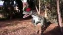 Realisticky urobený dinosaurus