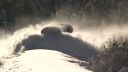 video Lokomotíva a hlboký sneh