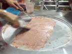 Výroba čerstvých zmrzlinových roliek