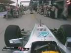 Lewis Hamilton pit stop fail