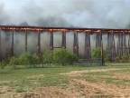 Štýlový kolaps železničného mostu