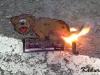 Poopy pooch - psík s ohnivým hovienkom