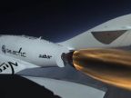 Test raketových motorov SS2 (Virgin Galactic)