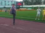 Ruský tanečník na štadióne