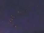 UFO flotila videná nad Mexikom december 2013.