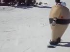 Sumo snowboarding