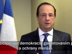 Prezident Francúzska François Hollande podporil prezidentskú 
