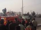 Groteskní "zásah" íránských hasičů:D