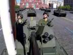 Ruská vojenská prehliadka cez GoPro