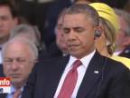 Obama žul žuvačku počas príhovoru jeho spojenca