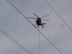 Ako sa helikoptérou orezávajú konáre?