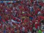 Uruguaj - Kostarika 1:3,najkrajší gól
