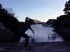 Jason Park skateboarding