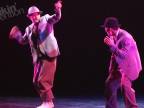 Hilty and Bosch (Japan) perform an amazing in - sync locking rou