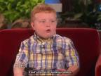 Päťročný "ukecanec" v Ellen šou