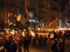 Fakľový pochod v Kyjeve