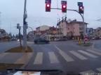 Prepnutá žena na ceste (Poľsko)