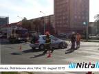 Dopravná nehoda, Štefánikova ulica, Nitra