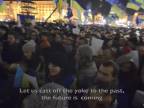 Nebezpeční Ukrajinci spievajú Európsku hymnu
